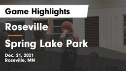 Roseville  vs Spring Lake Park  Game Highlights - Dec. 21, 2021