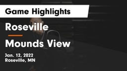 Roseville  vs Mounds View  Game Highlights - Jan. 12, 2022
