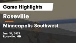 Roseville  vs Minneapolis Southwest  Game Highlights - Jan. 31, 2023