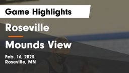 Roseville  vs Mounds View  Game Highlights - Feb. 16, 2023