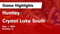 Huntley  vs Crystal Lake South  Game Highlights - Feb. 1, 2020