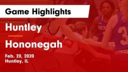 Huntley  vs Hononegah  Game Highlights - Feb. 20, 2020