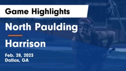 North Paulding  vs Harrison  Game Highlights - Feb. 28, 2023