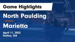 North Paulding  vs Marietta  Game Highlights - April 11, 2023