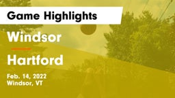 Windsor  vs Hartford  Game Highlights - Feb. 14, 2022