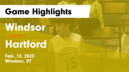 Windsor  vs Hartford  Game Highlights - Feb. 13, 2023