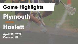 Plymouth  vs Haslett  Game Highlights - April 30, 2022