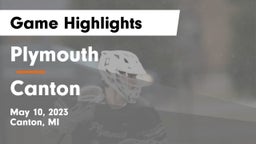 Plymouth  vs Canton  Game Highlights - May 10, 2023