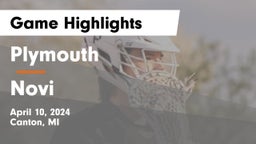 Plymouth  vs Novi  Game Highlights - April 10, 2024