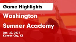 Washington  vs Sumner Academy  Game Highlights - Jan. 22, 2021