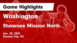 Washington  vs Shawnee Mission North  Game Highlights - Jan. 28, 2022