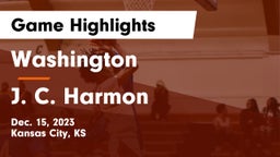 Washington  vs J. C. Harmon  Game Highlights - Dec. 15, 2023