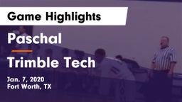Paschal  vs Trimble Tech  Game Highlights - Jan. 7, 2020