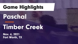 Paschal  vs Timber Creek  Game Highlights - Nov. 6, 2021