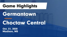 Germantown  vs Choctaw Central  Game Highlights - Oct. 31, 2020