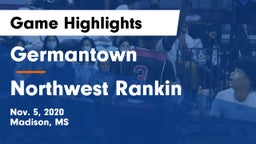 Germantown  vs Northwest Rankin  Game Highlights - Nov. 5, 2020