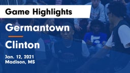 Germantown  vs Clinton  Game Highlights - Jan. 12, 2021