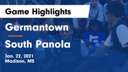 Germantown  vs South Panola  Game Highlights - Jan. 22, 2021