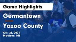 Germantown  vs Yazoo County  Game Highlights - Oct. 23, 2021
