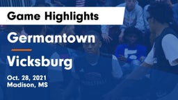 Germantown  vs Vicksburg  Game Highlights - Oct. 28, 2021