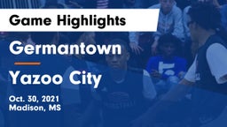 Germantown  vs Yazoo City  Game Highlights - Oct. 30, 2021