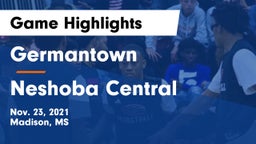 Germantown  vs Neshoba Central  Game Highlights - Nov. 23, 2021