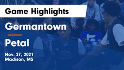 Germantown  vs Petal Game Highlights - Nov. 27, 2021