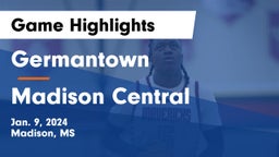 Germantown  vs Madison Central  Game Highlights - Jan. 9, 2024