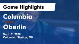 Columbia  vs Oberlin Game Highlights - Sept. 9, 2020