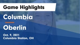 Columbia  vs Oberlin  Game Highlights - Oct. 9, 2021