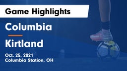 Columbia  vs Kirtland Game Highlights - Oct. 25, 2021