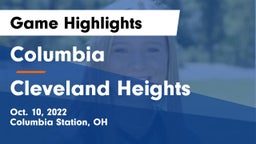 Columbia  vs Cleveland Heights  Game Highlights - Oct. 10, 2022