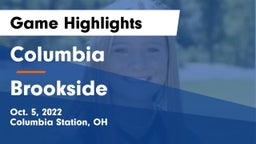 Columbia  vs Brookside Game Highlights - Oct. 5, 2022
