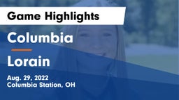Columbia  vs Lorain Game Highlights - Aug. 29, 2022