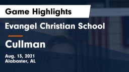 Evangel Christian School vs Cullman Game Highlights - Aug. 13, 2021