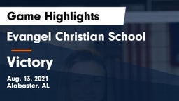 Evangel Christian School vs Victory Game Highlights - Aug. 13, 2021