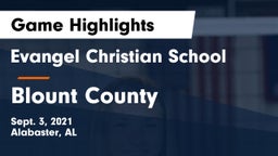 Evangel Christian School vs Blount County Game Highlights - Sept. 3, 2021