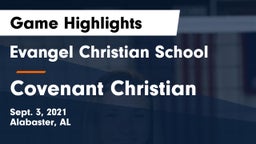 Evangel Christian School vs Covenant Christian Game Highlights - Sept. 3, 2021