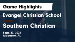 Evangel Christian School vs Southern Christian Game Highlights - Sept. 27, 2021