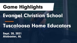 Evangel Christian School vs Tuscaloosa Home Educators Game Highlights - Sept. 28, 2021