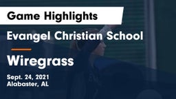 Evangel Christian School vs Wiregrass Game Highlights - Sept. 24, 2021