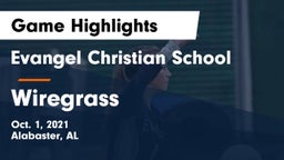 Evangel Christian School vs Wiregrass Game Highlights - Oct. 1, 2021