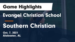 Evangel Christian School vs Southern Christian Game Highlights - Oct. 7, 2021