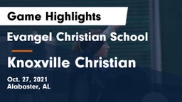 Evangel Christian School vs Knoxville Christian Game Highlights - Oct. 27, 2021