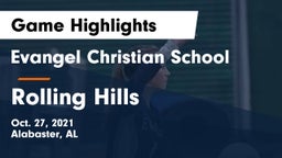 Evangel Christian School vs Rolling Hills Game Highlights - Oct. 27, 2021
