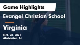 Evangel Christian School vs Virginia Game Highlights - Oct. 28, 2021