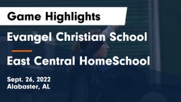 Evangel Christian School vs East Central HomeSchool Game Highlights - Sept. 26, 2022