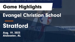 Evangel Christian School vs Stratford Game Highlights - Aug. 19, 2023