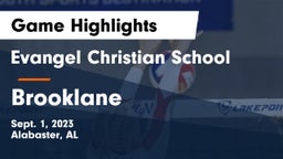 Evangel Christian School vs Brooklane Game Highlights - Sept. 1, 2023