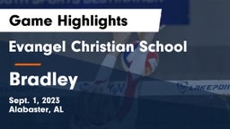 Evangel Christian School vs Bradley Game Highlights - Sept. 1, 2023